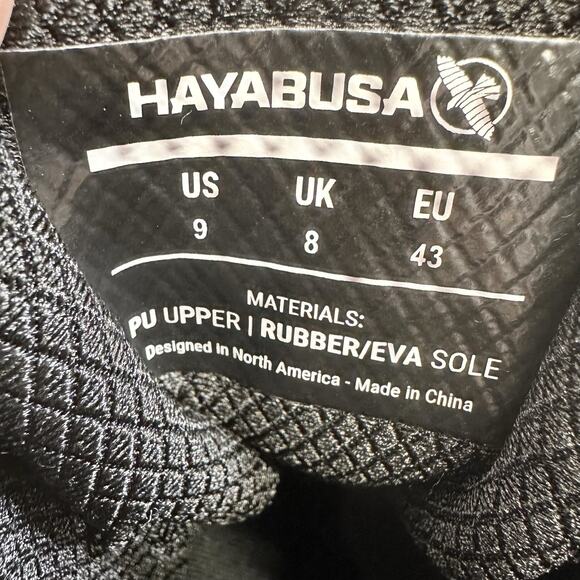 Hayabusa Pro Boxing Shoes Black Men’s Size 9 Women’s Size 10.5 Great Condition - Picture 2 of 10